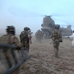 Suspected insurgents are exfiltrated by Army Special Operations soldiers in Afghanistan, 2011. 