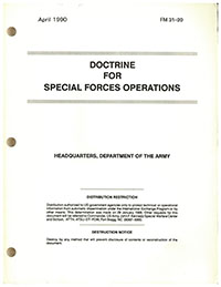 Doctrine for Special Forces Operations, April 1990