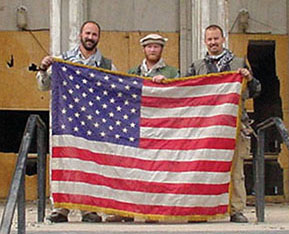 5th Special Forces Group raised the American flag over the U.S. Embassy in Kabul, Afghanistan