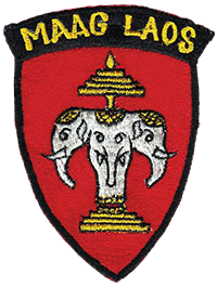 Military Advisory Assistance Group (MAAG) Laos shoulder sleeve insignia.