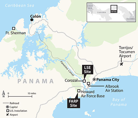 MAP: 528th Location in Panama