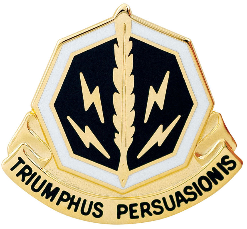 US Army 3rd Psychological Operations Battalion PSY-OPS POB crest DUI badge D-22 