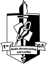1st Radio Broadcasting & Leaflet self-created insignia