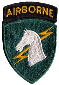 From its activation in 1986 until 1990, 112th Signal Battalion soldiers wore the Shoulder Sleeve Insignia (SSI) of 1st Special Operations Command, its higher headquarters.