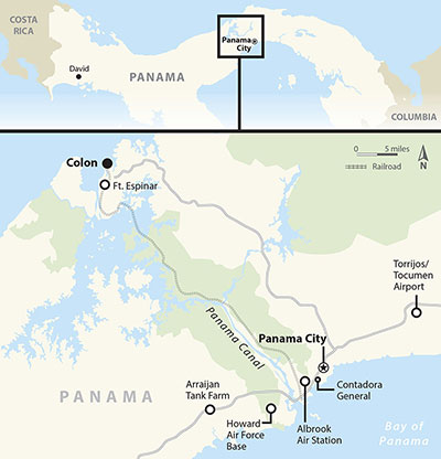 MAP: Panama City