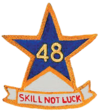 Pocket patch of the 48th Assault Helicopter Company (AHC) ‘Blue Star’ in South Vietnam