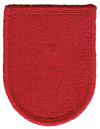 7th SFG distinctive red beret flash was authorized on 27 October 1961 and is still worn.