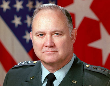GEN H. Norman Schwarzkopf, Jr., Commander-in-Chief, USCENTCOM (CINCCENT), during Operations DESERT SHIELD/DESERT STORM, 1990-1991.