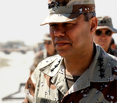 GEN Colin L. Powell, Chairman of the Joint Chiefs of Staff (CJCS), 1989-1993.