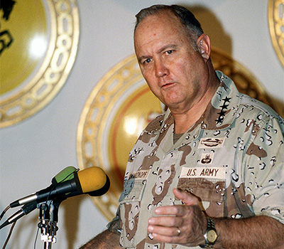 In a press conference during Operation DESERT SHIELD, GEN Schwarzkopf said, “If we do have to go to war, PSYOP are going to be an absolutely critical—critical—part of any campaign that we must get involved in.” Despite significant delays in PSYOP plan approval, Schwarzkopf’s words soon rang true.
