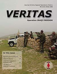 First issue of Veritas: Journal of Army Special Operations History