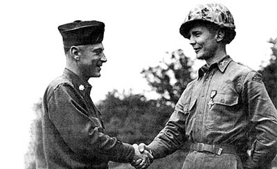 Lieutenant Colonel Max F. Schneider and First Lieutenant Charles A. Parker