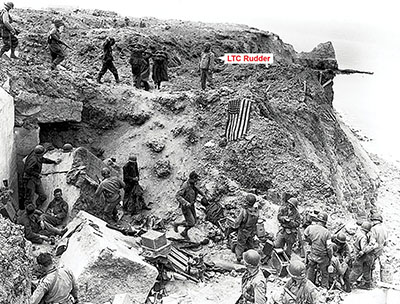 LTC James E. Rudder and the 2nd Rangers at Pointe du Hoc