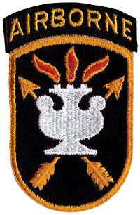 Shoulder Sleeve Insignia of the U.S. Army John F. Kennedy Special Warfare Center and School