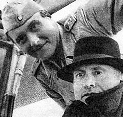 Skorzeny and Mussolini