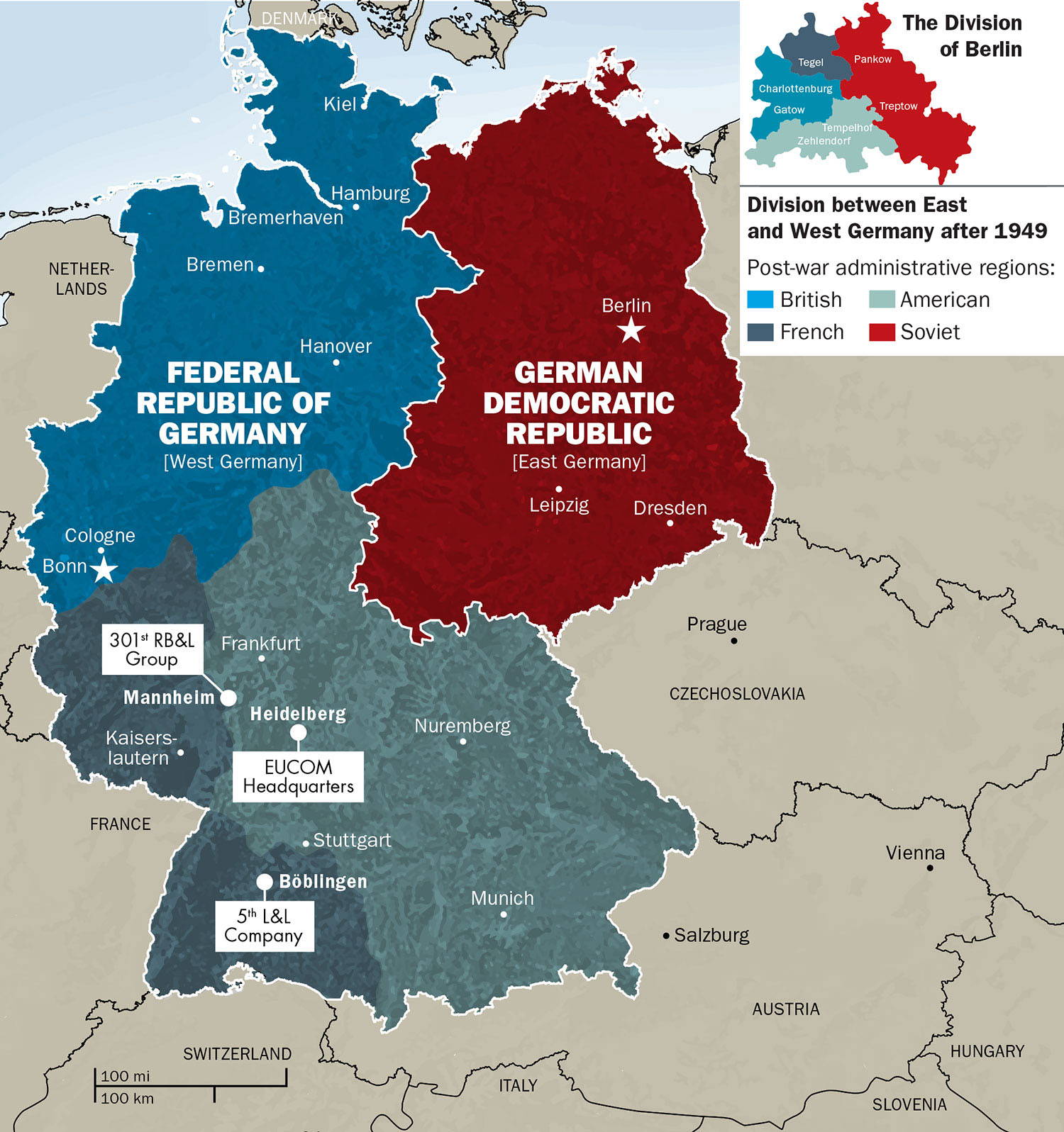 Berlin Blockade, Division of Germany, Airlift, NATO and the Two Germanys