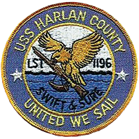 USS Harlan County patch