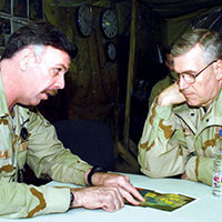 COL John F. Mulholland Jr. (L), and GEN Richard B. Myers