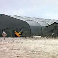 Tents erected alongside the JOC housed staff sections of the CJSOTF-A headquarters.
