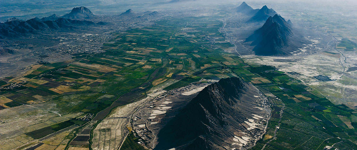 Arghandab River Valley between Kandahar and Lashkar Gah