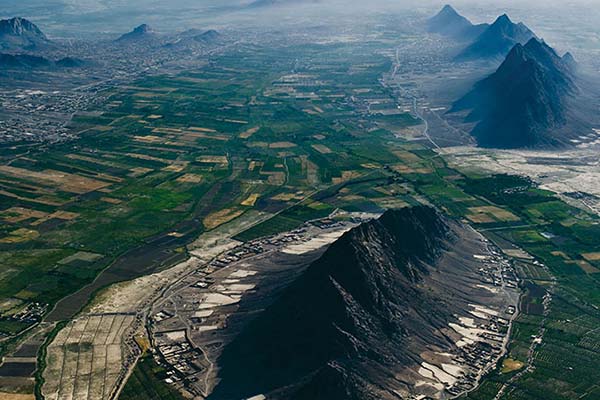 Arghandab River Valley between Kandahar and Lashkar Gah