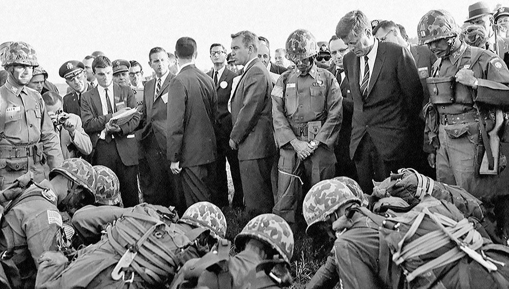 President Kennedy on Fort Bragg