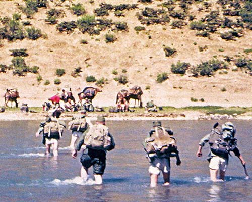 Crossing Khurang River