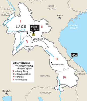 Military regions in Laos