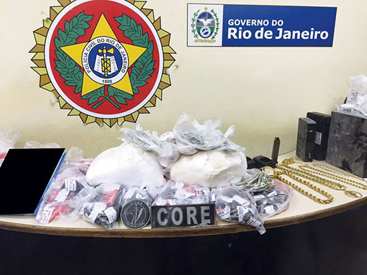 SAER and CORE captured a large quantity of cocaine, weapons, and contraband in March 2016
