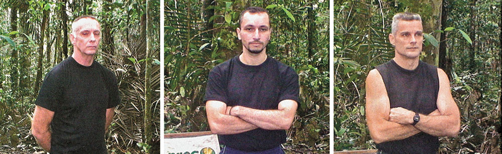 U.S. hostages held by FARC: Thomas R. Howes, Marc D. Gonsalves. and Keith D. Stansell.