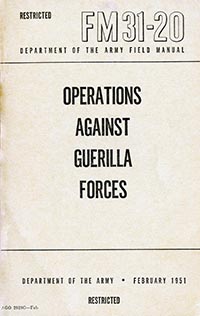 Army FM 31-20 (1951) linked irregular warfare with guerrilla warfare, namely Communist insurgencies.