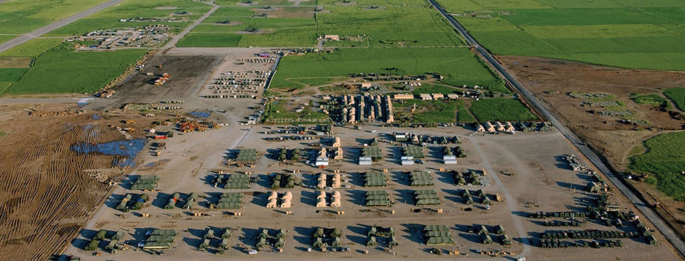 In a matter of days, Bravo FSC erected a forward operating base (FOB) at Bashur Airfield outside Irbil.