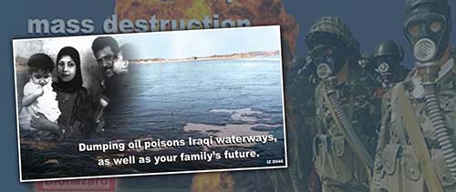 Samples of leaflets produced by the 4th Psyop Group.