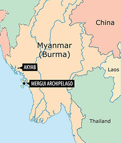 Map: Burma