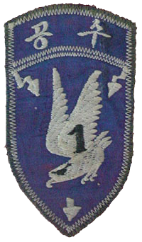 Original Republic of Korea Army (ROKA) 1st Special Warfare Group shoulder patch