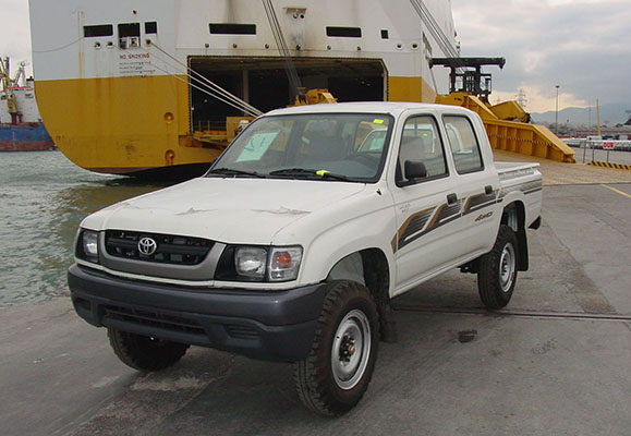 Toyota Tacoma pickup trucks were popular nonstandard vehicle choices among special operations forces. The trucks were readily available and provided a solid platform for military modifications.
