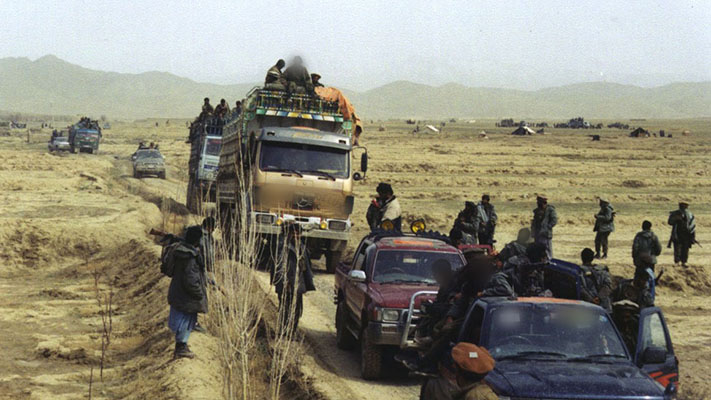 Afghan Militia Forces on Operation ANACONDA-1 March 2002.