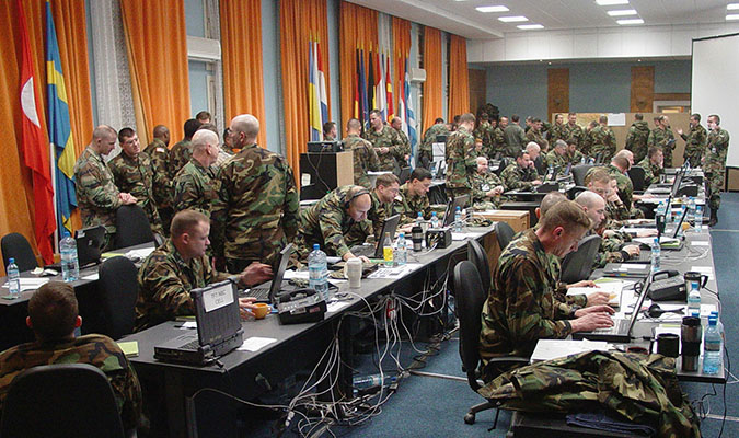 The Joint Operations Center in Constanta was the nerve center for TF Viking’s forward deployment.
