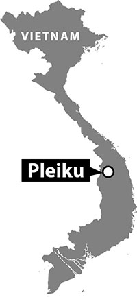 Map: Pleiku, Vietnam