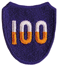 100th Infantry Division shoulder patch