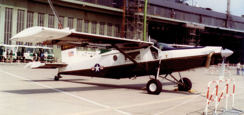 The Pilatus/Fairchild PC6-B2/H2, commonly known as the “Porter,” was flown on “Ring Flight” missions over East Berlin by the Berlin Flight Detachment.