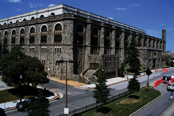 The 5th Regiment Armory in downtown Baltimore, Maryland, is the home station for the SOD-JF.
