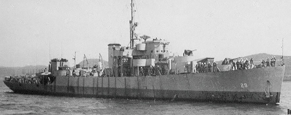 USS Groton—renamed Almirante Padilla