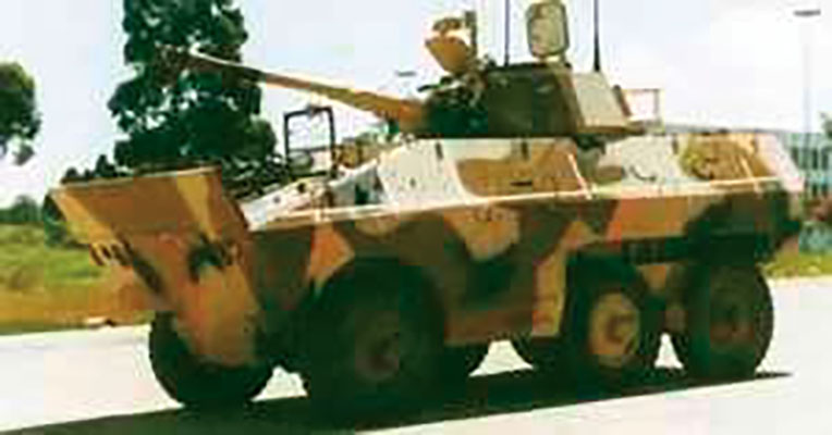 The EE-11 Urutu is a 6x6 armored personnel carrier that was designed by Engesa, a Brazilian company, in the 1970s. It can carry up to twelve personnel, in addition to the driver.