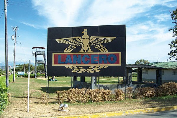 Lancero School sign at Tolemaida.