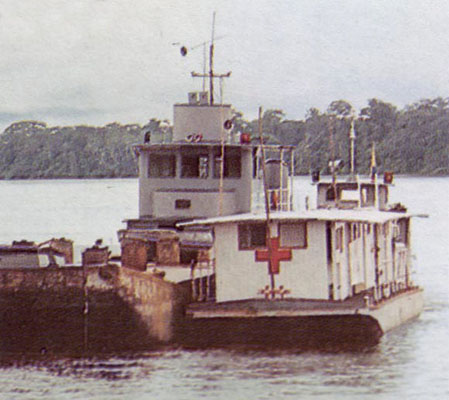 Colombian Navy floating riverine dispensary