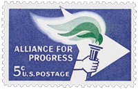 U.S. 1963 “Alliance for Progress” postage stamp