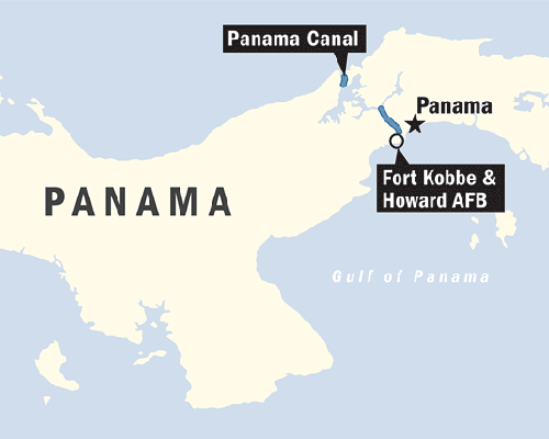 Map Panama 