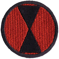 7th Infantry Division patch