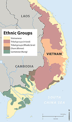 MAP: Ethnic groups